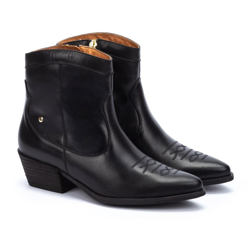 Women's Pikolinos VERGEL Ankle Boots Black | NZ R391A87